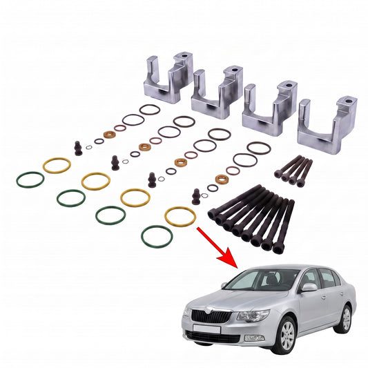 PDE-Reparaturhalter_Einbau-Set_SKODA-Superb-2_4-Zylinder