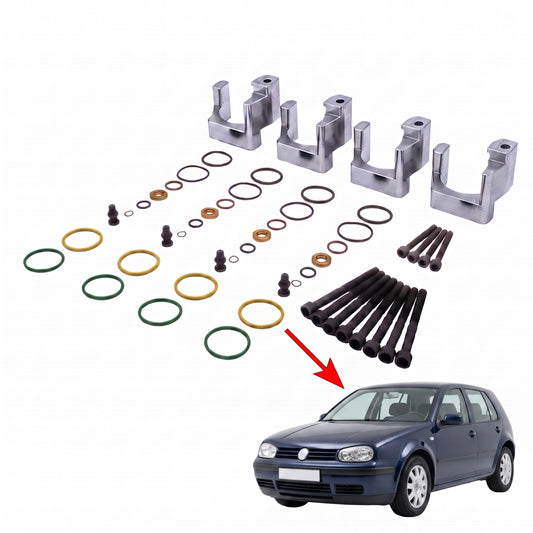 PDE-Reparaturhalter_Einbau-Set_VW-Golf-4_4-Zylinder