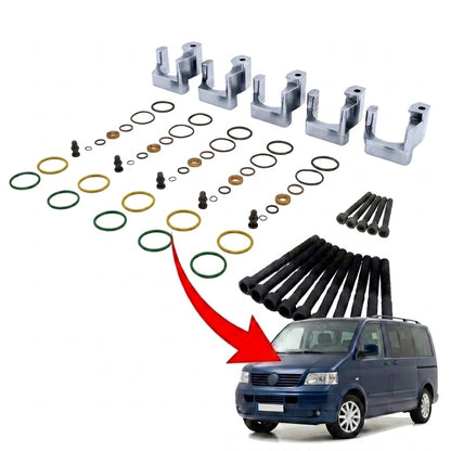 PDE-Reparaturhalter_Einbau-Set_VW-Multivan-T5