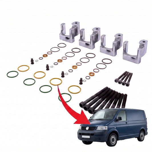 PDE-Reparaturhalter_Einbau-Set_VW-T5_4-Zylinder