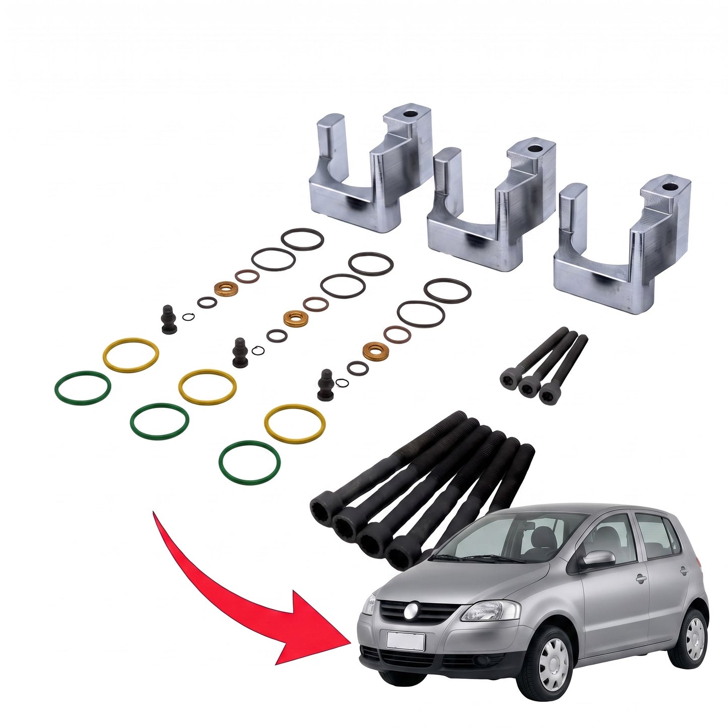 PDE-Reparaturhalter_Einbauset_VW-FOX_3-Zylinder