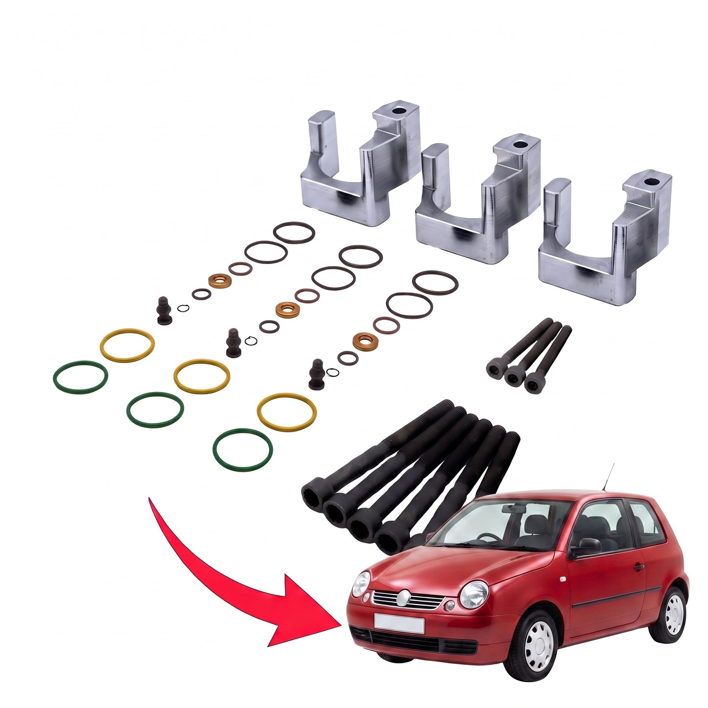 PDE-Reparaturhalter_Einbauset_VW-Lupo_3-Zylinder