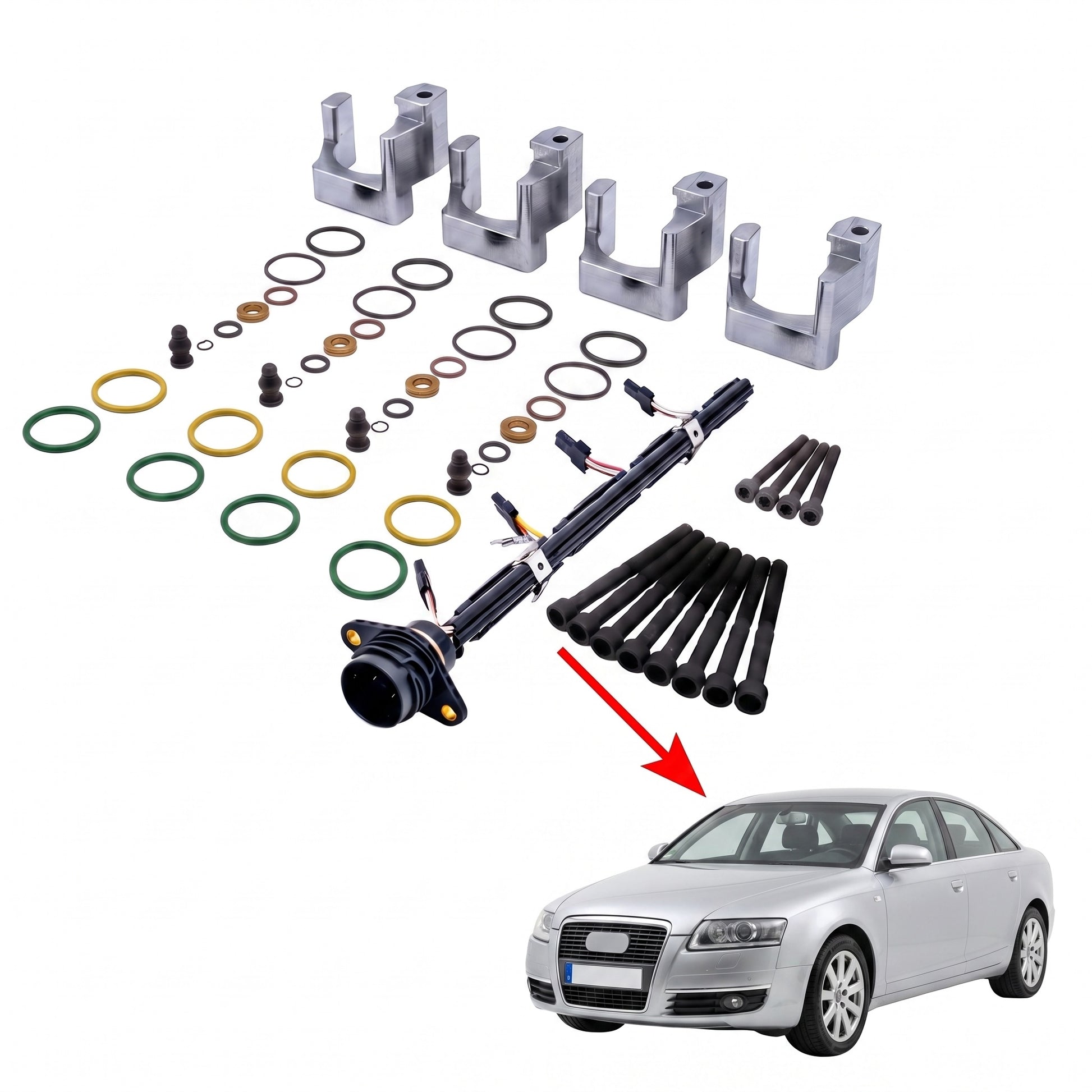 PDE-Reparaturhalter_Komplett-Set_AUDI-A6_4-Zylinder