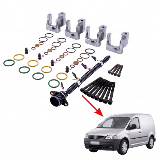 PDE-Reparaturhalter_Komplett-Set_VW-Caddy-3_4-Zylinder