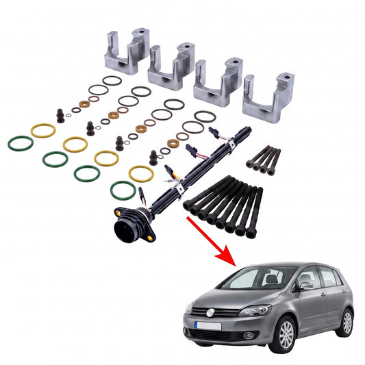 PDE-Reparaturhalter_Komplett-Set_VW-Golf-Plus_4-Zylinder
