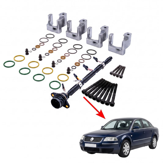 PDE-Reparaturhalter_Komplett-Set_VW-Passat_4-Zylinder