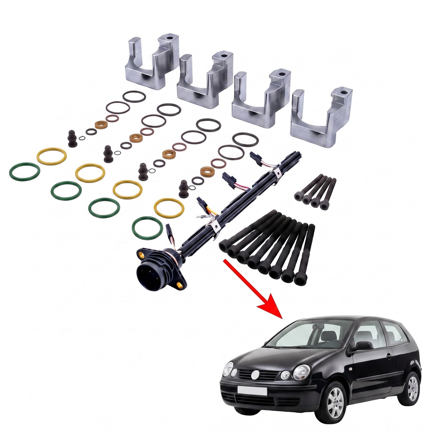 PDE-Reparaturhalter_Komplett-Set_VW-Polo_4-Zylinder