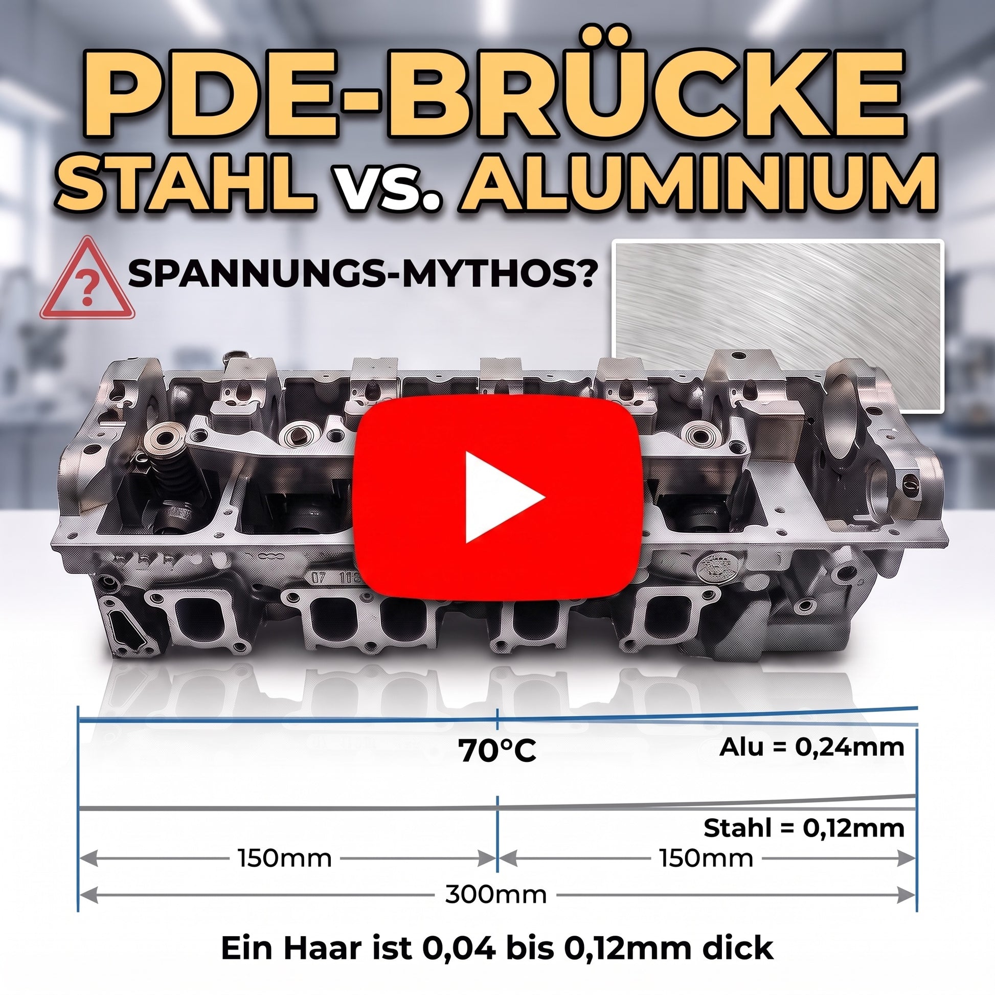 PDE-Brücke aus Alu oder Stahl? Wir prüfen die Spannungs-Behauptung